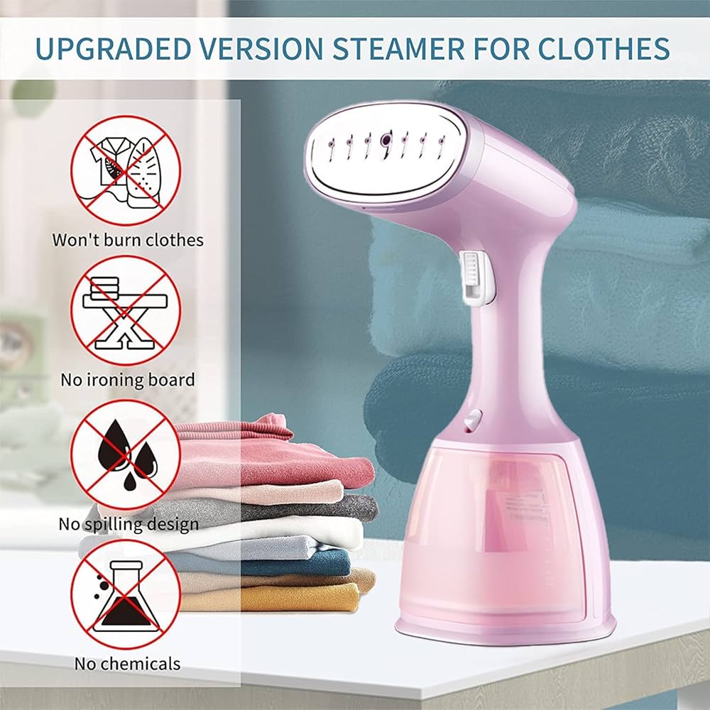 SteamMaster 1500W Handheld Steamer – Quick Heat & Portable Iron